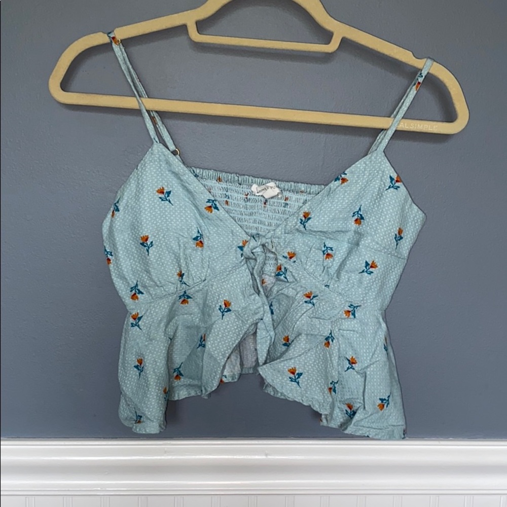 Tie Front Crop Tank